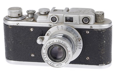 Lot 46 - A Krasnogorsk Zorki 1a 35mm Rangefinder Camera