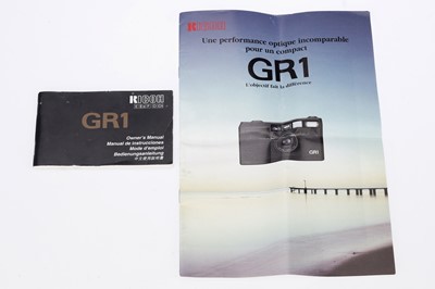 Lot 141 - A Ricoh GR1 Compact 35mm Camera