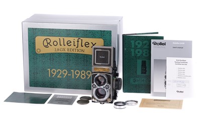 Lot 374 - A Rollei Rolleiflex 2.8 GX Edition TLR Medium Format Camera