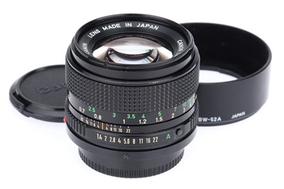 Lot 464 - A Canon FD f/1.4 50mm Lens