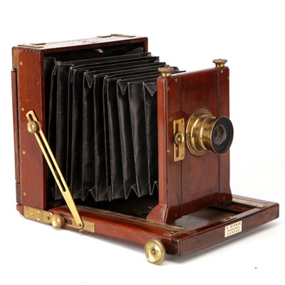 Lot 310 - An A. Birnie Half Plate Mahogany Field Camera