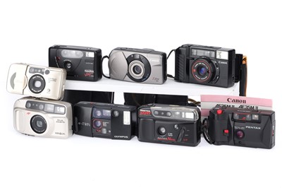 Lot 124 - A Mixed Selection of 35mm Compact Cameras