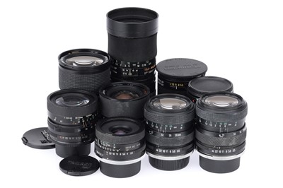 Lot 553 - A Selection of Tamron Adaptall 1 / 2 Camera Lenses
