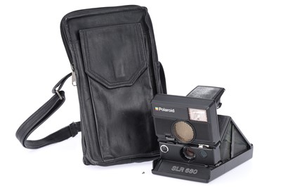 Lot 322 - A Polaroid SLR 680 Folding Instant Film Camera