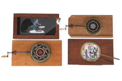 Lot 597 - Collection of 4 Magic Lantern Slides