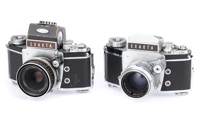 Lot 68 - A Pair of Ihagee Exakta Varex IIb 35mm SLR Cameras