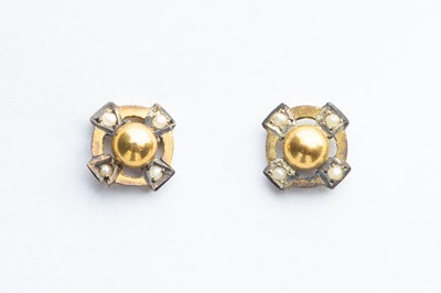 Lot 45 - A Pair of Gold Celtic Cross Earrings