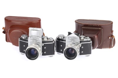 Lot 69 - A Pair of Ihagee Exakta Varex VX 35mm SLR Cameras