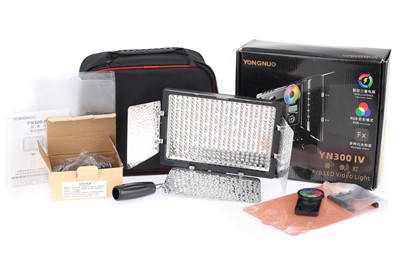 Lot 355 - A Yongnuo YN300 IV Pro LED Video Light