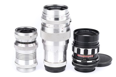 Lot 267 - A Group of Isco-Gottingen Lenses