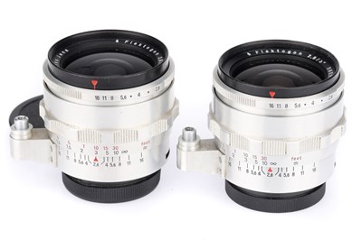 Lot 276 - A Pair of Carl Zeiss Jena Flektogon f2.8 35mm Lenses
