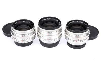 Lot 284 - A Group of Meyer-Optik Primagon f4.5 35mm Lenses