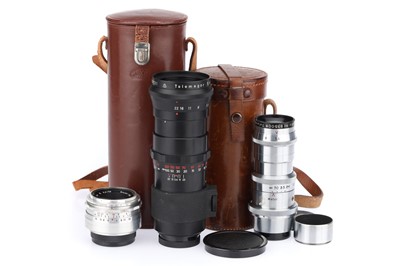 Lot 285 - A Group of Meyer-Optik Lenses