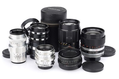 Lot 286 - A Mixed Group of Lenses