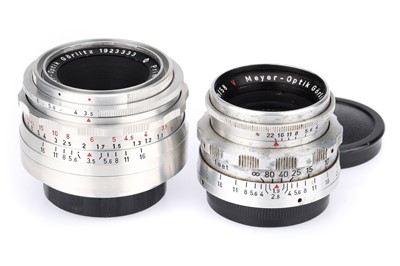 Lot 260 - A Pair of Meyer-Optik Lenses