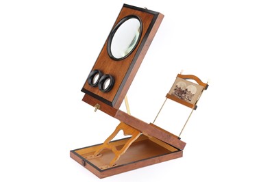 Lot 445 - A Stereo Graphoscope with Magnifier