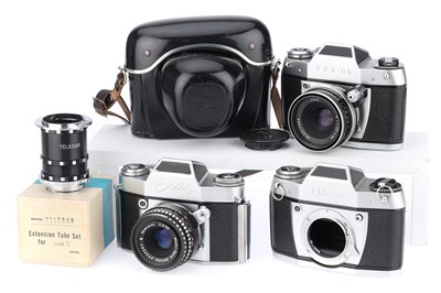 Lot 159C - A Group of Exakta EXA 35mm SLR Cameras