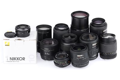 Lot 216 - A Group of Camera Lenses