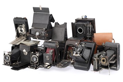 Lot 167 - A Selection of Large Format and Folding Cameras