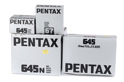 Lot 363 - A Quantity of Pentax 645N Packaging