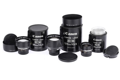 Lot 213 - A Group of Canon EX Lenses