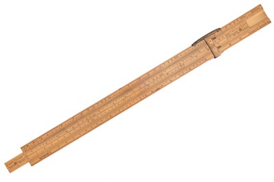 Lot 295 - Froude's Ship Displacement Slide Rule by Stanley