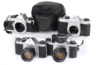 Lot 136 - A Group of Pentax Cameras