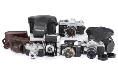 Lot 90 - A Mixed Selection of Cameras
