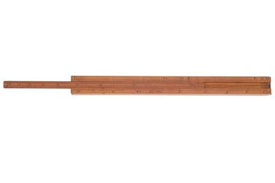 Lot 326 - Four-Sided Gauger's Slide Rule, Edward Roberts