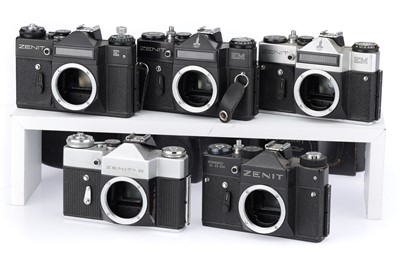 Lot 86 - A Group of Zenit Camera Bodies