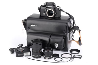 Lot 48 - A Nikon F2 35mm SLR Camera Outfit