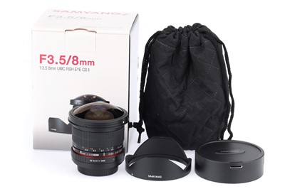 Lot 228 - A Samyang f/3.5 8mm Fish-Eye Lens