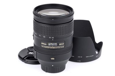 Lot 53 - A Nikon Nikkor AF-S ED VR f/3.5-5.6 28-300mm Lens