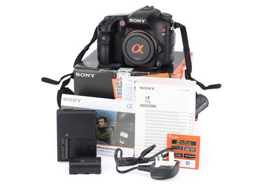 Lot 111 - A Sony Alpha 77V Digital SLR Camera Body