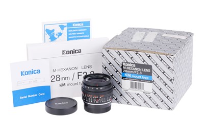 Lot 179 - A Konica M-Hexanon f/2.8 28mm Lens