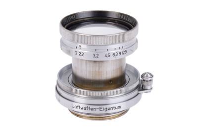 Lot 36 - A Leitz Summitar f/2 50mm 'Luftwaffen-Eigentum' Lens
