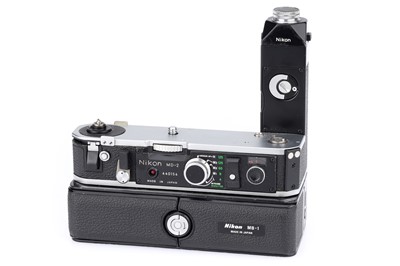 Lot 317 - A Nikon MD-2 Motor Drive with MB-1 Battery Pack