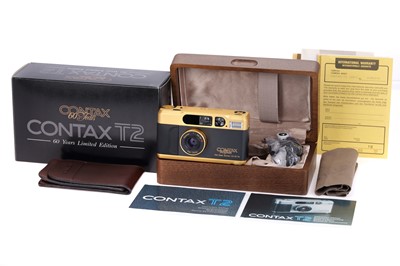 Lot 272 - A Contax T2 '60 Years Anniversary' Compact 35mm Camera
