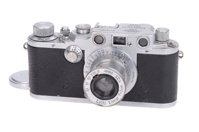 Lot 15 - A Leica IIIc 'Heer' & 'Artl.' Rangefinder Camera