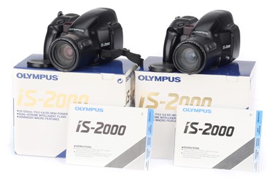Lot 96 - A Pair of Olympus IS-2000 35mm Bridge Cameras