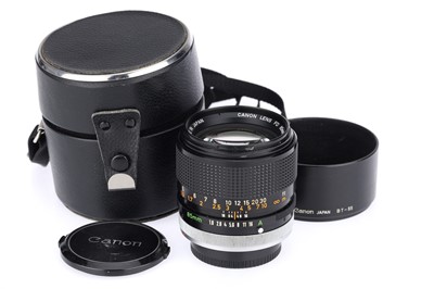 Lot 190 - A Canon FD f/1.8 85mm S.S.C. Lens