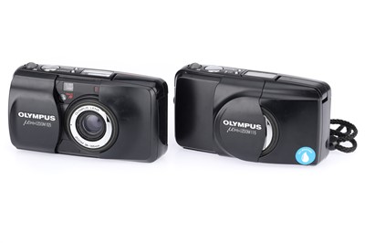 Lot 99 - A Pair of Olympus mju Zoom 35mm Compact Cameras
