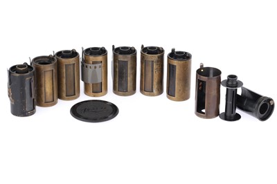 Lot 35 - A Group of Brass 35mm Film Cartridges