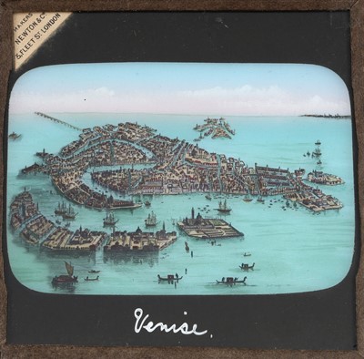 Lot 124 - L.N.E.R. Railway Lantern Show Slides of Venice