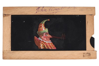 Lot 435 - Collection of 27 Magic Lantern Slip Slides