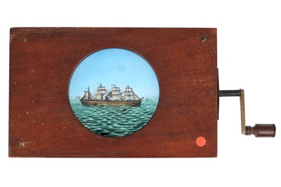 Lot 678 - Magic Lantern Slide, Boat at Sea