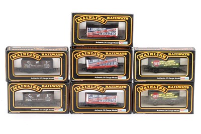 Lot 454 - A Group of OO Gauge Mainline Model 7-Plank Wagons
