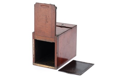 Lot 304 - A Houghton Butcher Mahogany Falling Plate Magazine