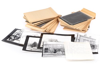Lot 396 - Large Collection of Half-plate Glass Negatives of Molton