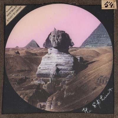 Lot 422 - Magic Lantern Slides, Coloured Photographic Slides of World Tour